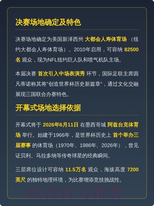 2026世界杯美加墨举办地点 2026世界杯美加墨举办地点
